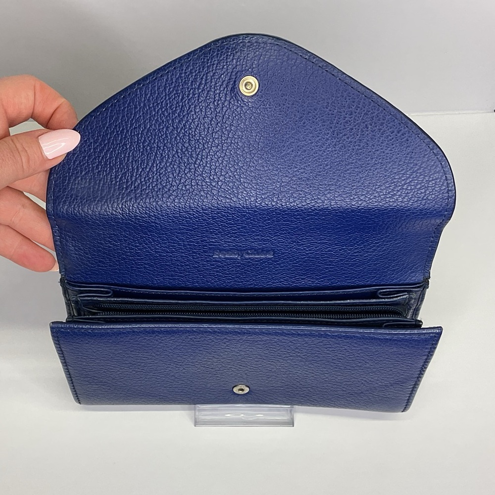 See by Chloe - Blue Leather Women's Wallet - Picture 3 of 11